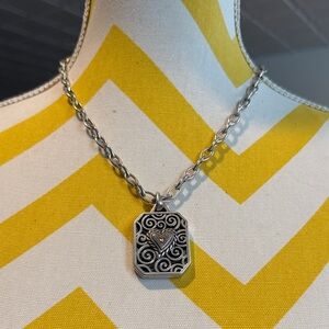 Brighton Silver-tone Locket Necklace